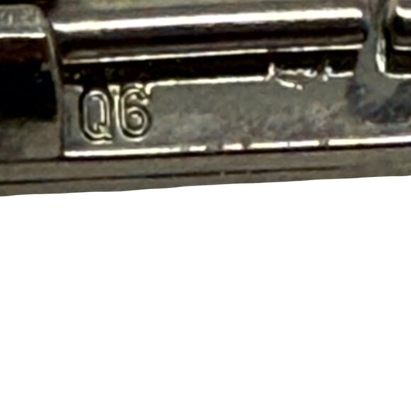 Wurm Chrome Metal Belt Buckle Rectangle Design Polished Finish Kitchy No Belt - Picture 3 of 5